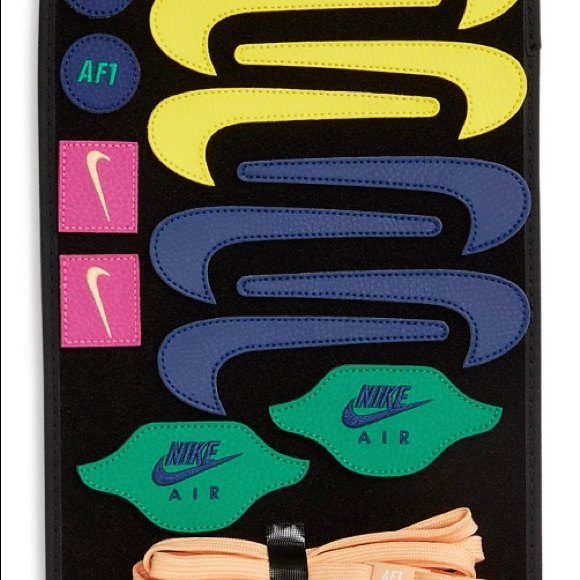 Nike AF 1 Men's 10.5 Shoes Black/Lethal Fuchsia/Orange Chalk/ Grey DB2576-001 - Picture 10 of 10